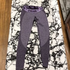 Purple gymshark leggings.